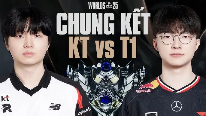 CKTG 2025: T1 vs KT – “Đại Chiến Viễn Thông” Làm Rung Chuyển LCK Và Toàn Thế Giới 2 CKTG 2025 - Đại chiến viễn thông T1 vs KT